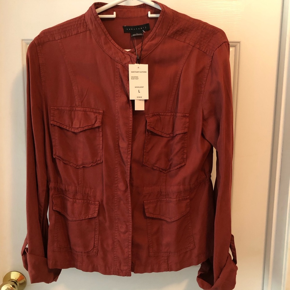Sanctuary Women's Utility Jacket in Rust
